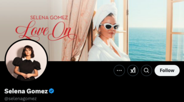 Selena Gomez's X (Twitter) Header