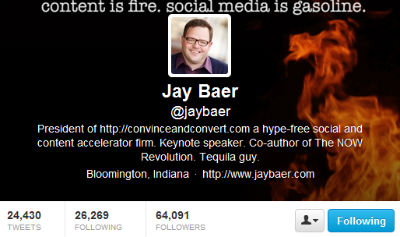 Jay Baer is using visuals to hammer home his message.