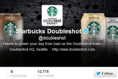 Starbucks is frequently updating their header to showcase different products