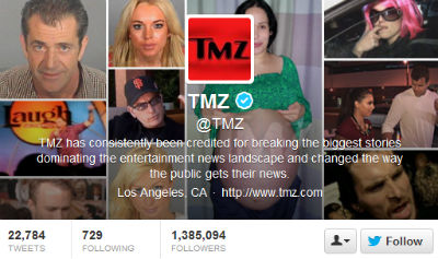 TMZ stays on brand, showcasing some of the most iconic images in gossip history.