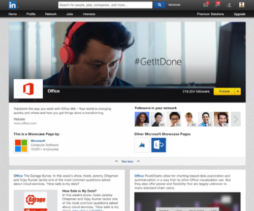LinkedIn-Showcase-Page