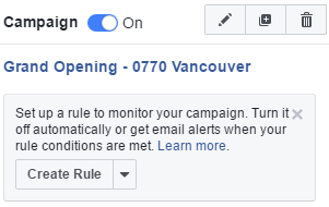 facebook automated rules
