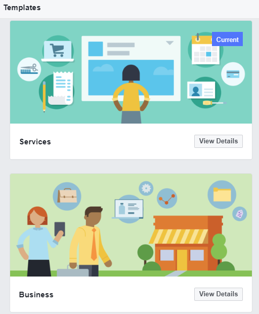facebook redesigns business pages introduces new templates facebook template page