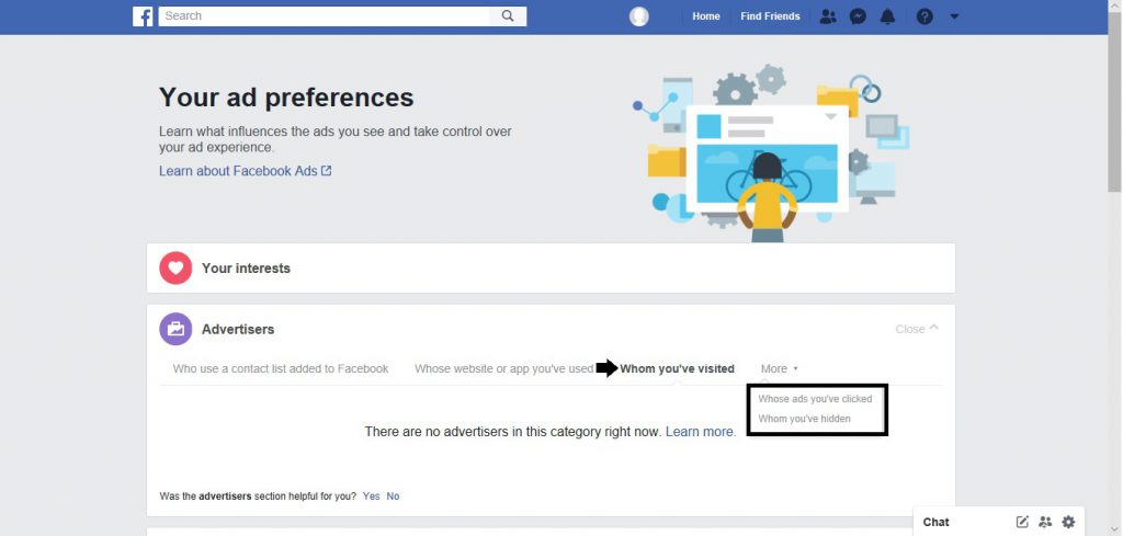 Facebook, ad, preferences