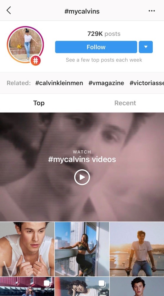 calvin klein hashtag contest