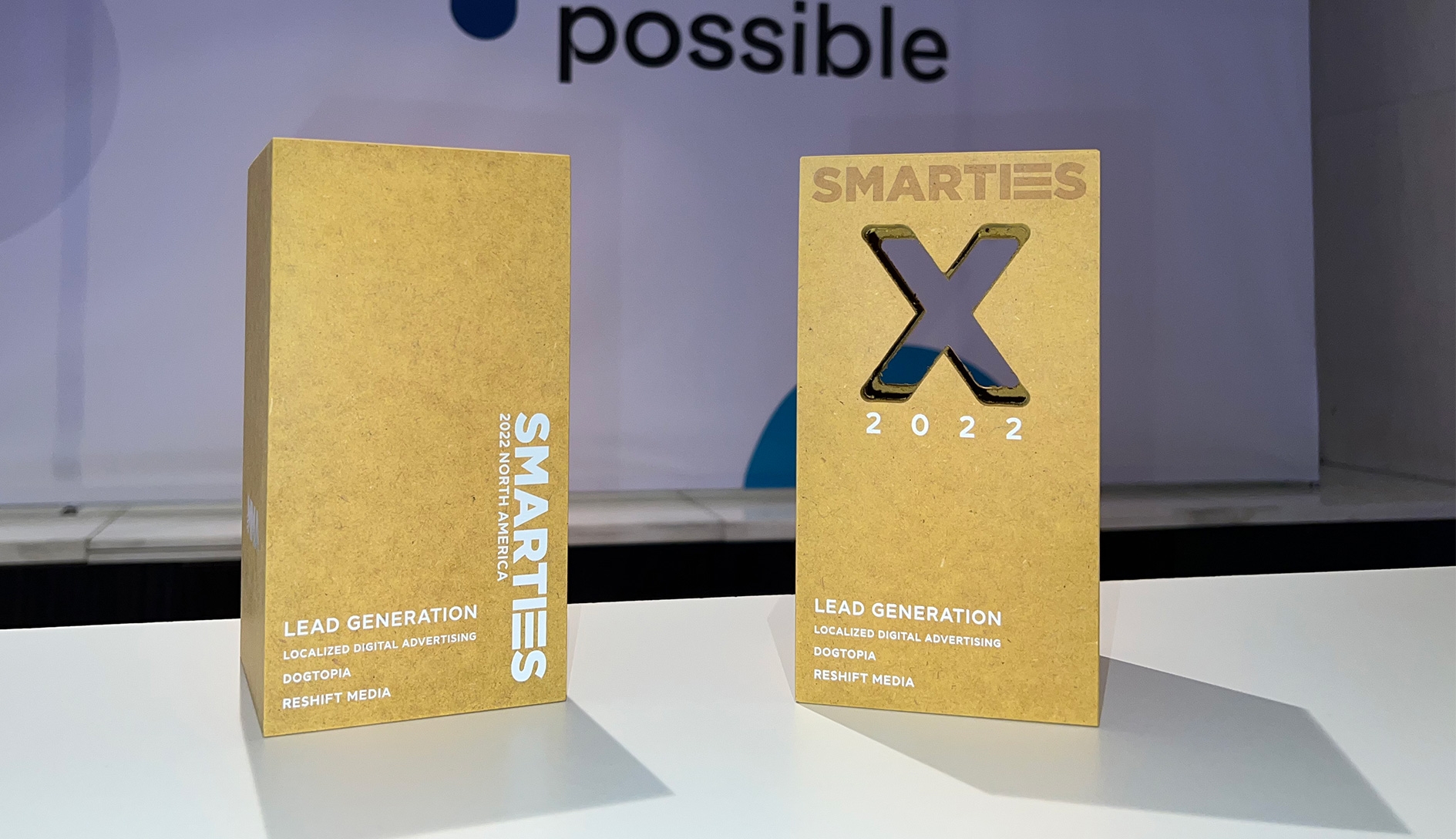 Two gold SMARTIES awards
