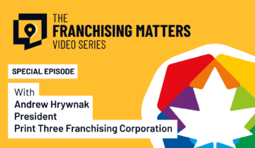 We caught up with Print Three Franchising Corporation President Andrew Hrywnak at the Canadian Franchise Association's national convention.