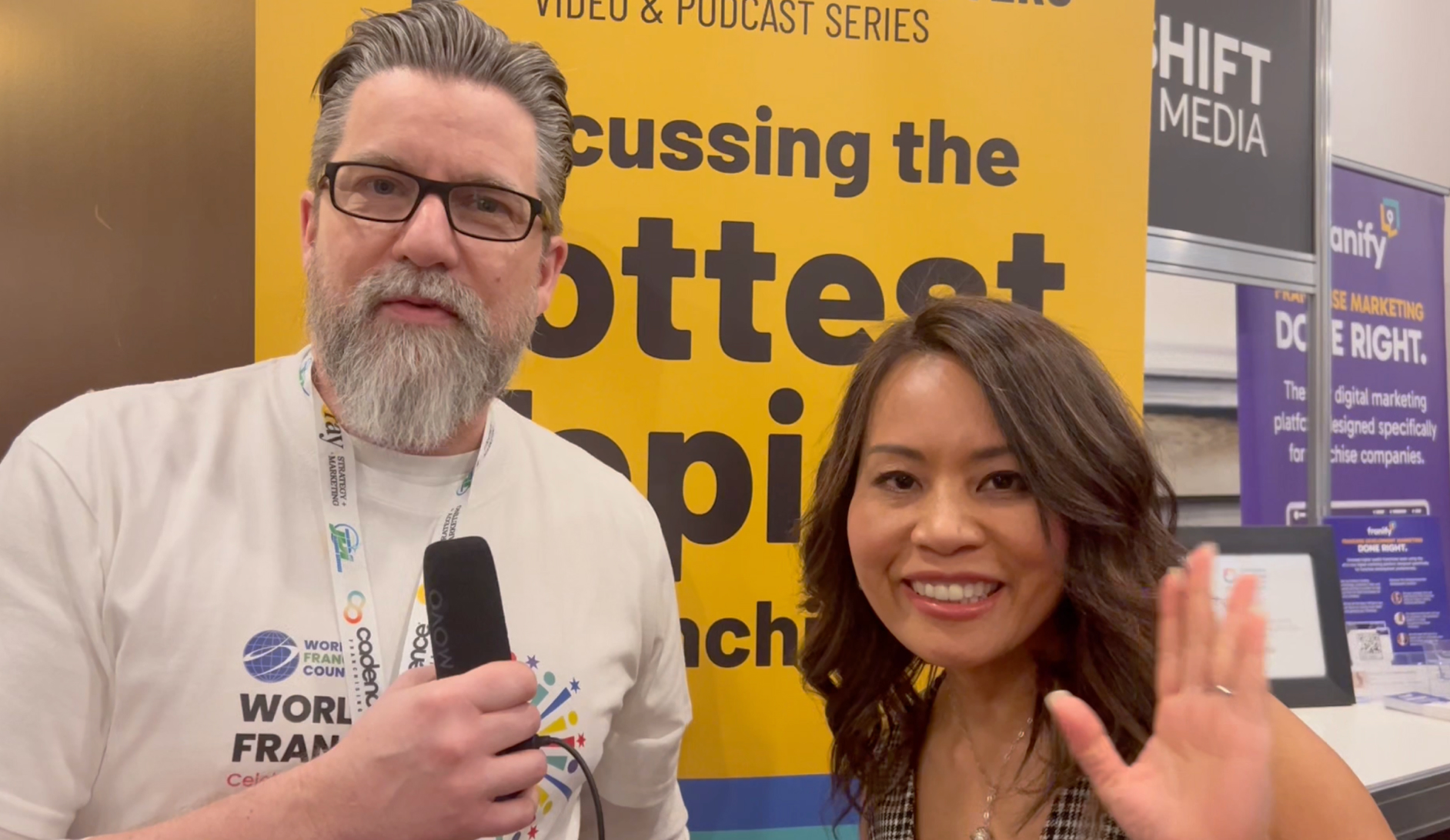 Nuttha Goutier and Steve Buors at the CFA Convention